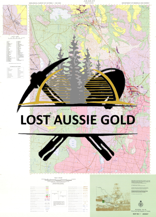 Ararat - Deep Lead Gold Deposits in Victoria 1979