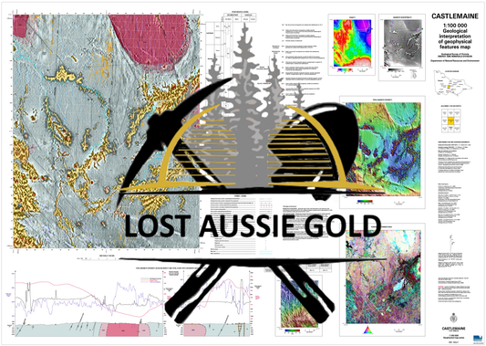 Castlemaine - Geological features map